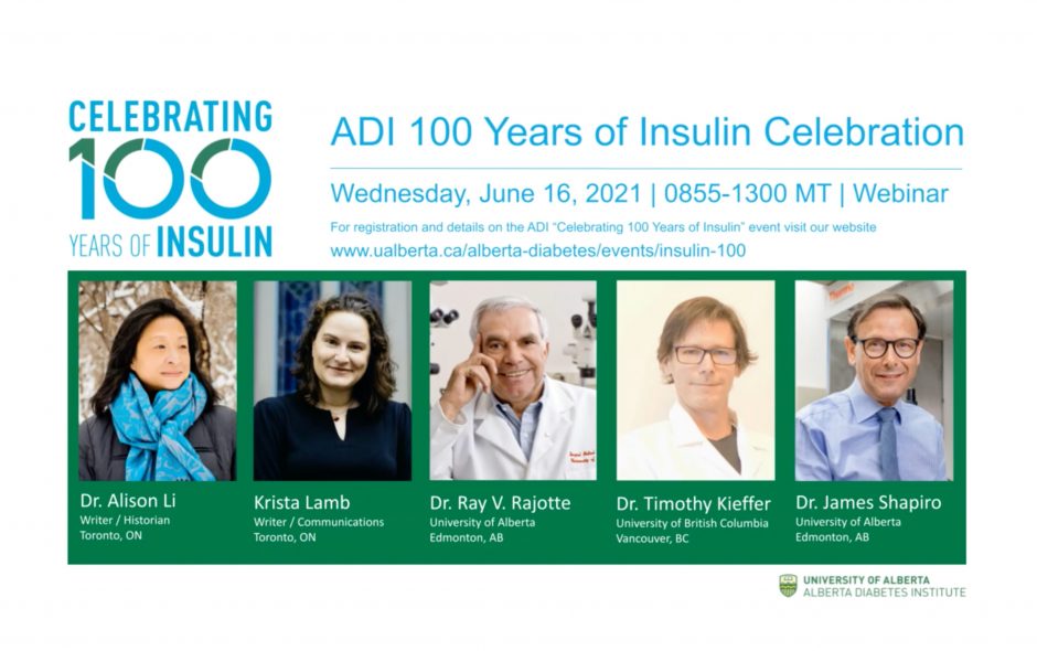 Alberta Diabetes Institute - 100 Years of Insulin Celebration