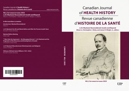 JJR Macleod Special Issue of CJHH